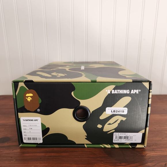 BRAND NEW - DISCONTINUED- A Bathing Ape Bape Road Sta patent leather pink (AA15) - Picture 12 of 12